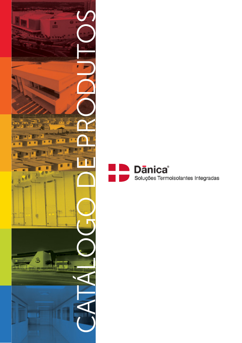 Capa do catálogo de produtos Dânica